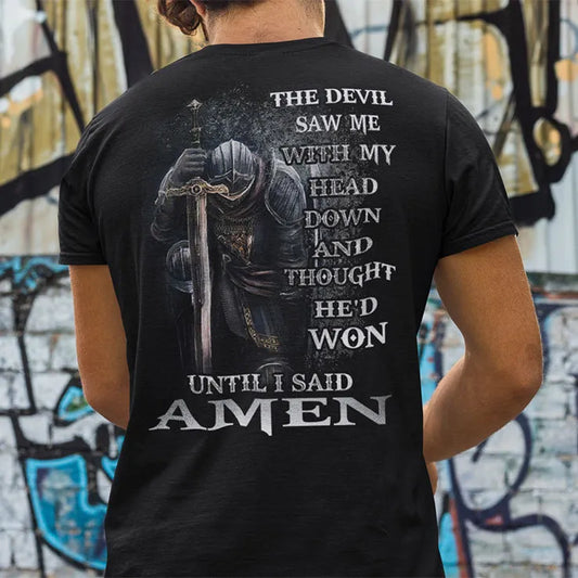 The Amen Saw me T-shirt